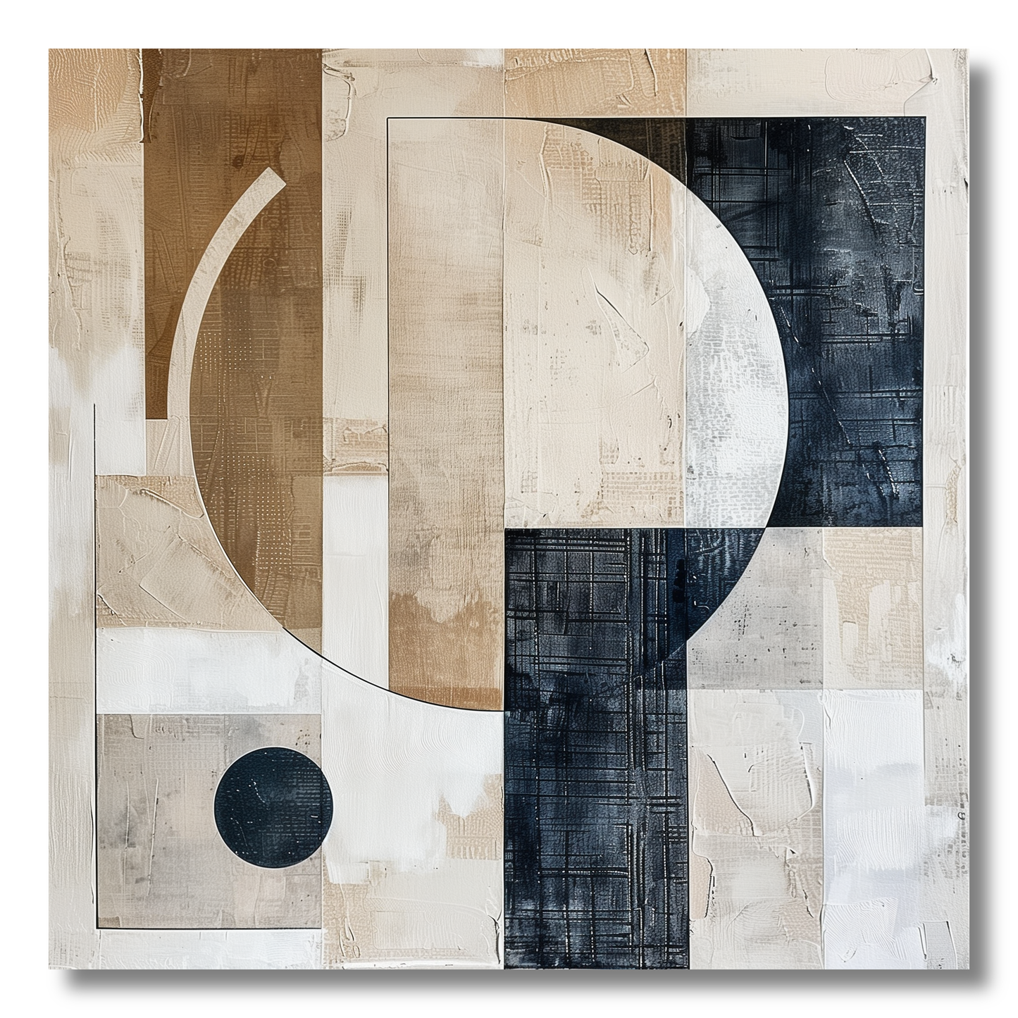 SALIDA DE LA LUNA EN EL DESIERTO - Impresión artística Fine Art en papel de calidad museo/premium.