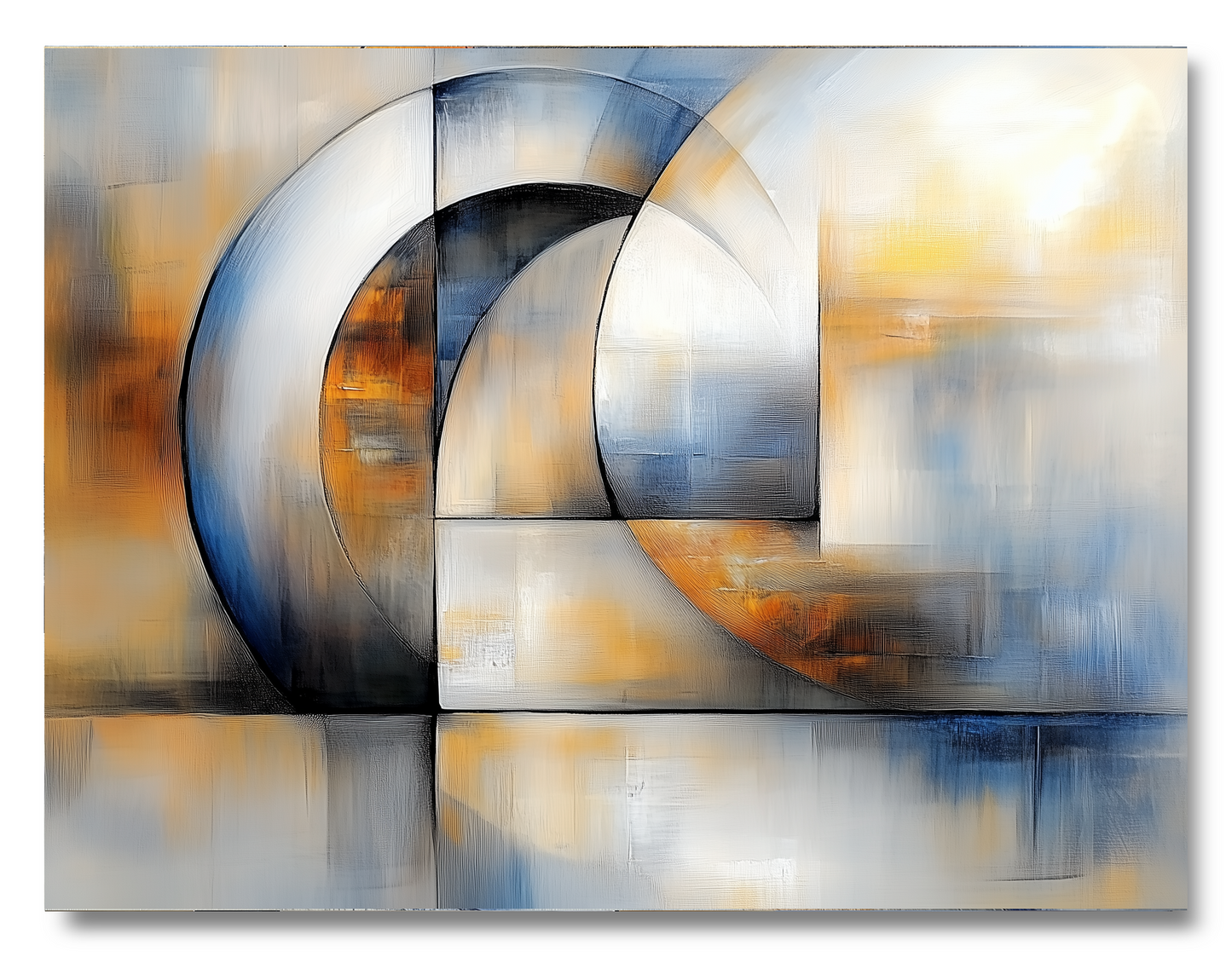 GEOMETRIC GLOW - Fine Art Giclee Print /Museum Quality Paper