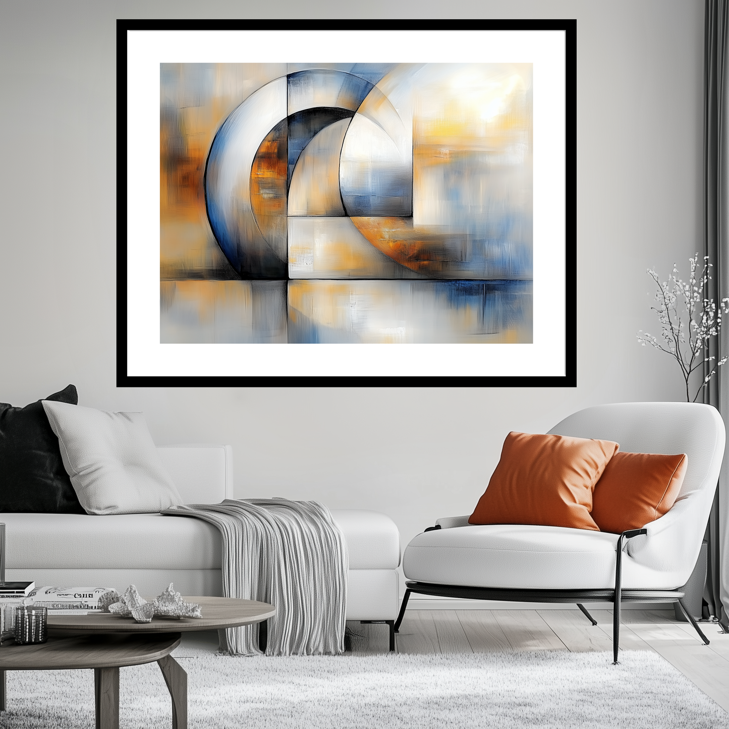 GEOMETRIC GLOW - Fine Art Giclee Print /Museum Quality Paper